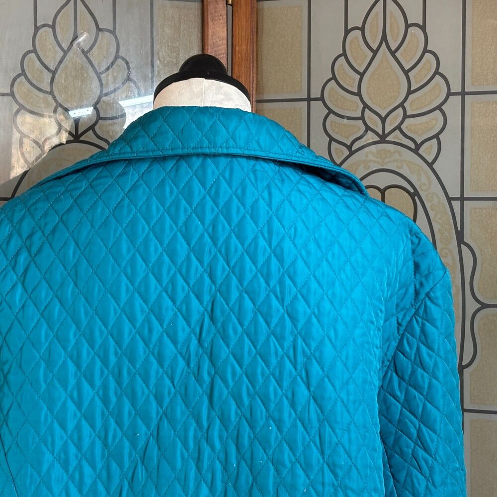 Briggs Of New York Retro Diamond Stitch Quilted Lightweight Jacket Plus Size 3X - Picture 7 of 16